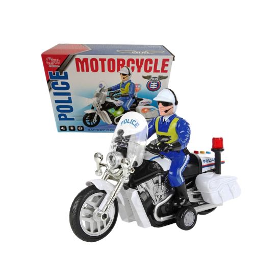 Moto police - jouet animé